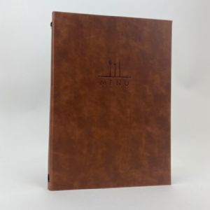 A4 Tan Kensington Menu Covers (IT111)