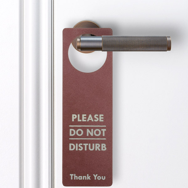 Sanitized/Do Not Use Hanging Door Sign