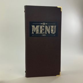 Slim Brown Winchester Menu Covers - Pack 7 - SI44