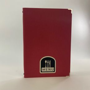 A4 Winchester Red Menu Covers - Pack 7 - SI45